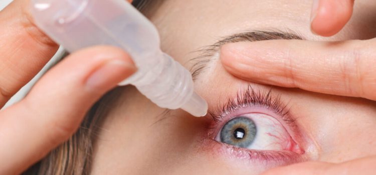 Lubricating eye drops for dry eye